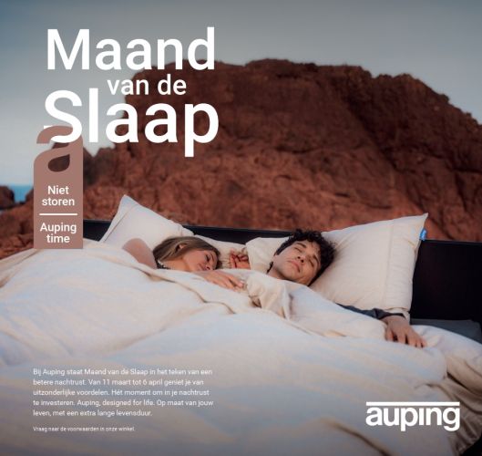 Auping Maand van de slaap Auping Maand van de slaap